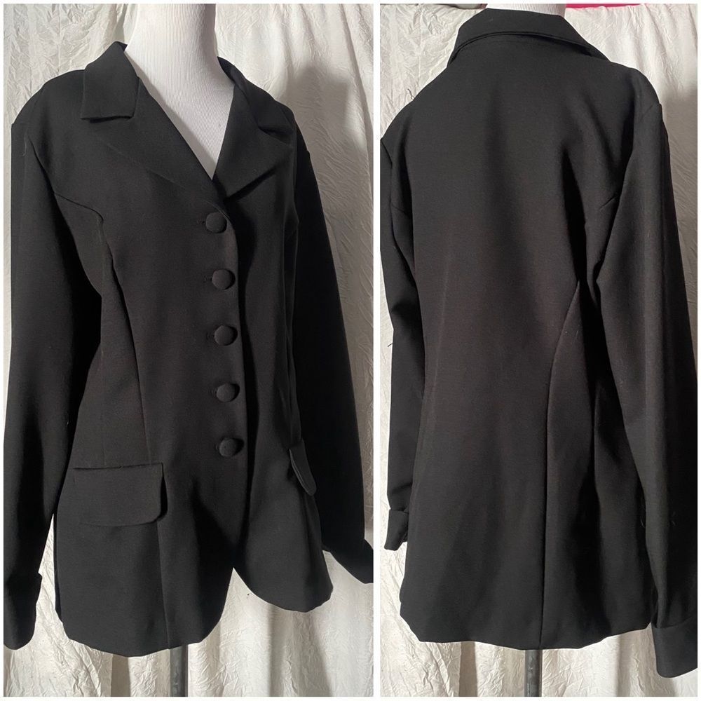 Maggie Lawrence, Vintage, Basic Black, Oversized … - image 3